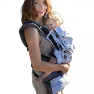 Kinder Hop - Bärsele Carrier Grow Air Carrier Deers PolyBomull Grå