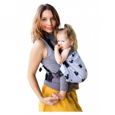 Kinder Hop - Bärsele Multi Grow Carrier Miki Bomull Vit
