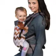 Kinder Hop - Bärsele Multi Grow Zig Zag Turqouise/Grå