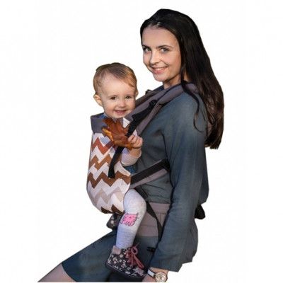 Kinder Hop - Bärsele Multi Grow Zig Zag Turqouise/Grå