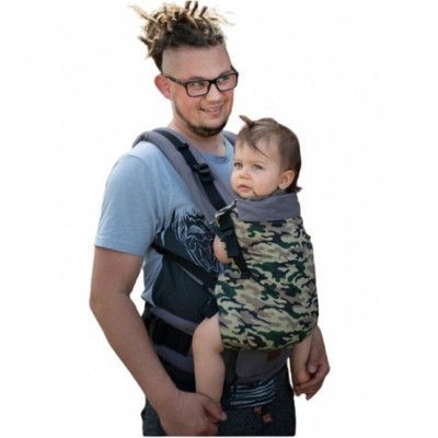 Kinder Hop - Bärsele Multi Growmoro Bomull Grön/Grå