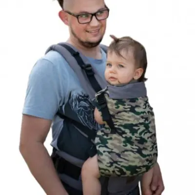 Kinder Hop - Bärsele Multi Growmoro Bomull Grön/Grå