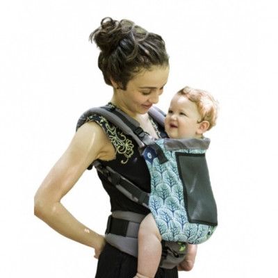 Luna Dream - Bärsele Grow Up Airforest Mint Bomull Grön/Blå