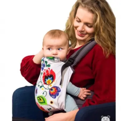 Luna Dream - Bärsele Grow Up folk Bomull Vit/Röd/Grön