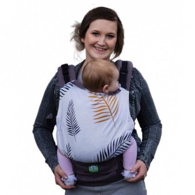 Luna Dream - Bärsele Grow Up leaf Bomull Vit/Orange/Brun