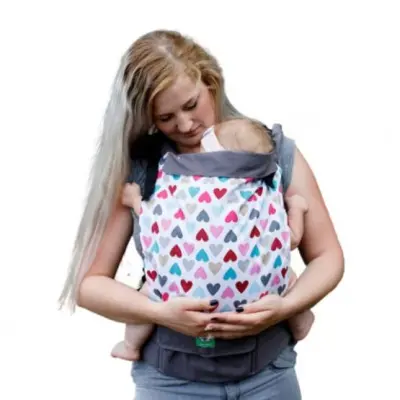 Luna Dream - Bärsele Grow Up magic Hearts Vit/Rosa/Grå