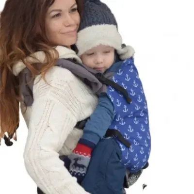 Luna Dream - Bärsele Grow Up marine Bomull Blå/Vit