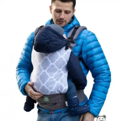 Luna Dream - Bärsele Grow Up mosaic Grå Bomull Grå/Vit