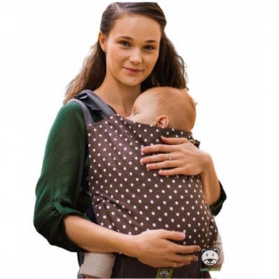 Luna Dream - Bärsele Grow Up polka Dot Bomull Brun/Vit