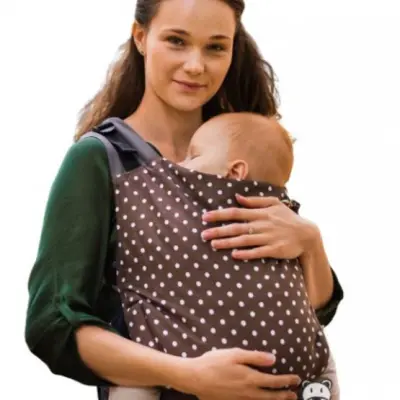 Luna Dream - Bärsele Grow Up polka Dot Bomull Brun/Vit