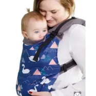 Luna Dream - Bärsele Grow Up swan On The Water Bomull Blå