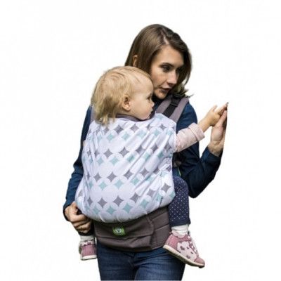 Luna Dream - Bärsele Grow Up wizard Bomull Vit/Grå/Grön