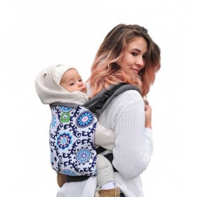 Luna Dream - Bärsele Standard indian Bomull Vit/Blå/Lila