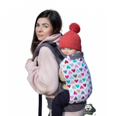 Luna Dream - Bärsele Standard magic Hearts Bomull Vit/Grön/Rosa