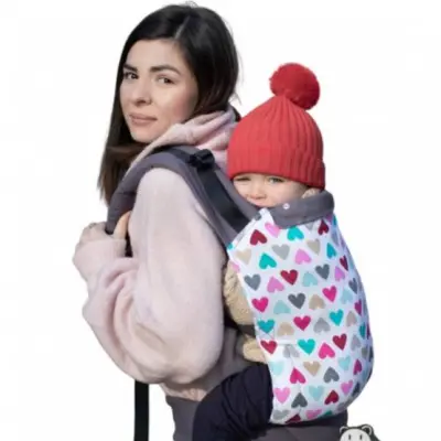 Luna Dream - Bärsele Standard magic Hearts Bomull Vit/Grön/Rosa