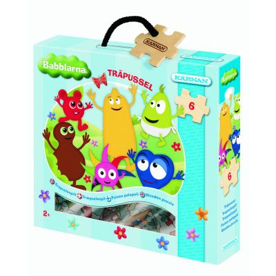 Egmont Kärnan Babblarna, Askpussel trä 6-bitar