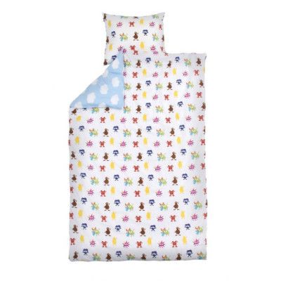 Babblarna Påslakanset 150x210 cm Vi är Babblarna (Multi)