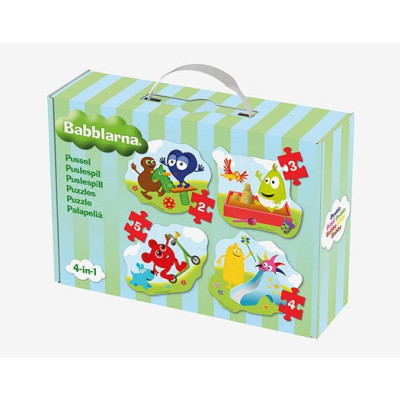 Babblarna babypussel, 3 x 4 bitar