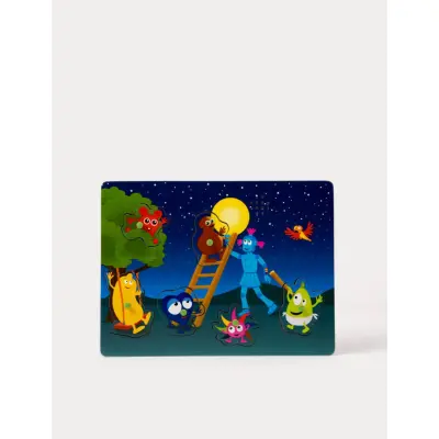 Babblarna Knoppussel med ljud Månen 6 bitar - Babblarna -  Leksaksaffären