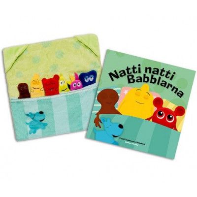 Babblarna Paket med bok och godnattleksak