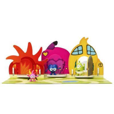 Babblarna Paket med hus och figurer (D-familjen)