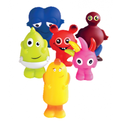 Teddykompaniet Babblarna, Plastfigurer 6-pack