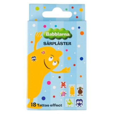 Babblarna sårplåster Tattoo Effect 18 st