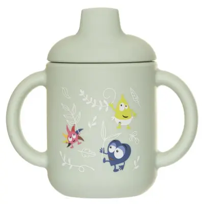 Babblarna Silikonmugg med lock I naturen - Babblarna -  Leksaksaffären