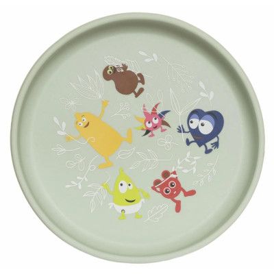 Babblarna Silikontallrik I naturen - Babblarna -  Leksaksaffären