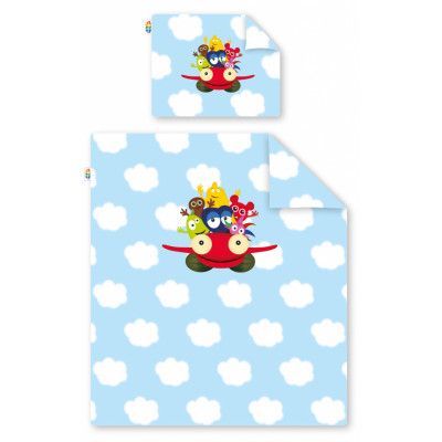 Teddykompaniet Babblarna, Vi Flyger - Bäddset Vagga 70 x 80 cm