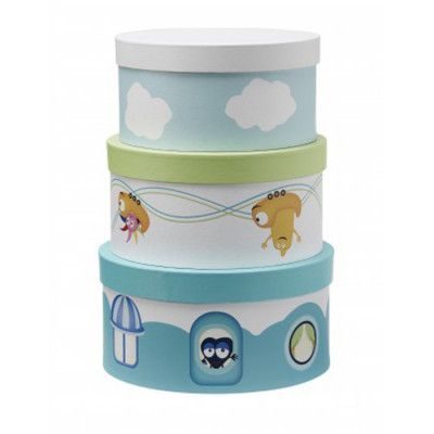 Kids Concept, Babblarna - Förvaringsboxar 3-set