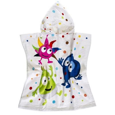 Teddykompaniet Babblarna, Badponcho Prickar 60x120 cm