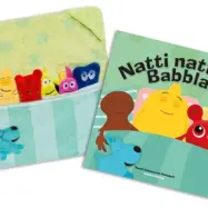 Teddykompaniet Babblarna, Paket med bok&godnattleksak - Natti natti Babblarna