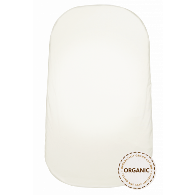 BabyBjörn - Överdragslakan till Vagga - Vit / Ekologisk bomull