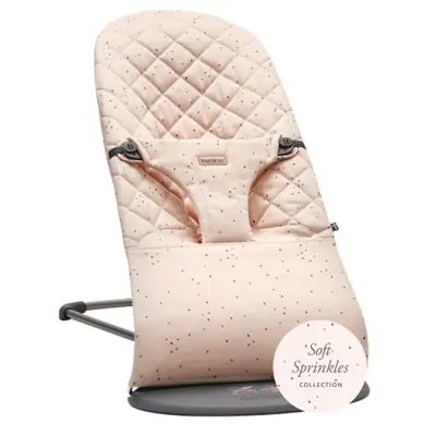 Babybjörn Balance Bliss bomull, rosa strössel, Rosa strössel