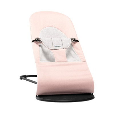 Babybjörn Balance Soft jersey, ljusrosa/grå/svart ram, ljusrosa/grå/svart ram