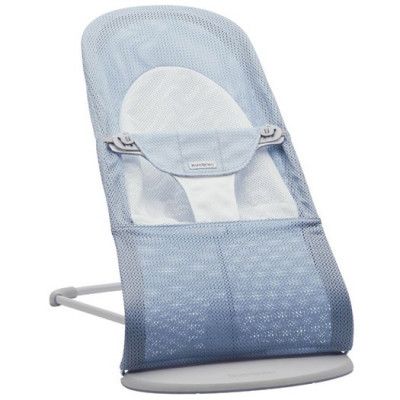 Babybjörn Balance Soft mesh, himmelsblå/vit/grå ram, Skymningsblå/vit/grå ram