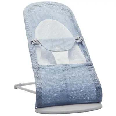 Babybjörn Balance Soft mesh, himmelsblå/vit/grå ram, Skymningsblå/vit/grå ram