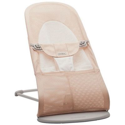 Babybjörn Balance Soft mesh, pärlemorosa/vit/grå ram, Pärlemorosa/vit/grå ram