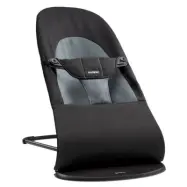 Babybjörn Balance Soft bomull, svart/grå, svart/grå