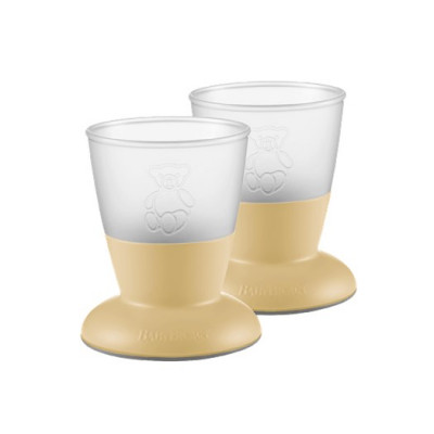 Babybjörn barnglas 2 -pack, blekgul