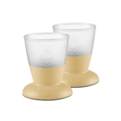 Babybjörn barnglas 2 -pack, blekgul