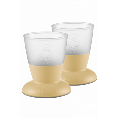 BabyBjörn - Barnglas, 2-pack - Blekgul