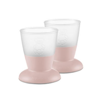 Babybjörn barnglas 2 -pack, blekrosa