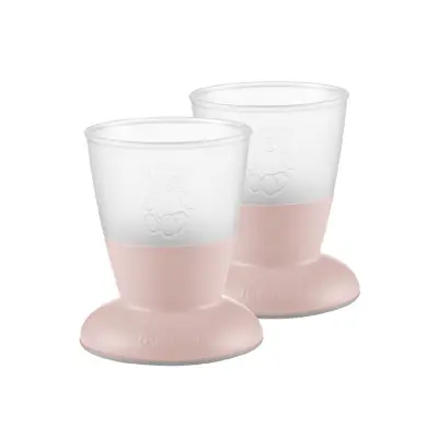Babybjörn barnglas 2 -pack, blekrosa