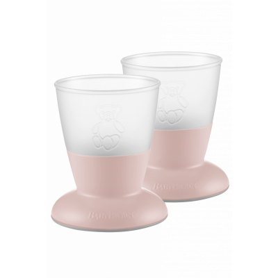 BabyBjörn - Barnglas, 2-pack - Blekrosa