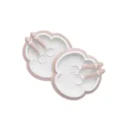 Babybjörn barntallrik, sked&gaffel 2 set, blekrosa