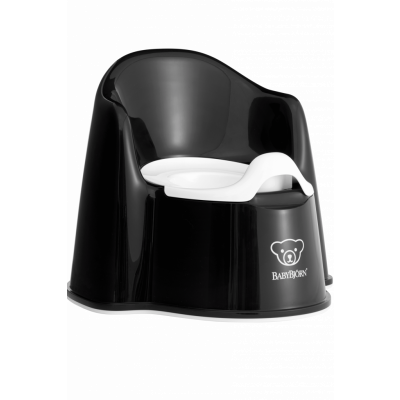 BabyBjörn - Pottstol - Svart/Vit