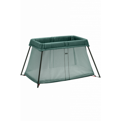 BabyBjörn - Resesäng Light - Mörkgrön / Mesh