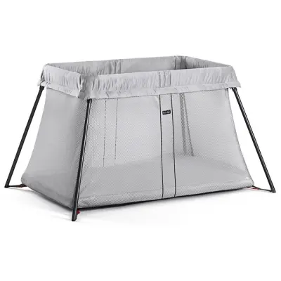 Babybjörn resesäng light, silver